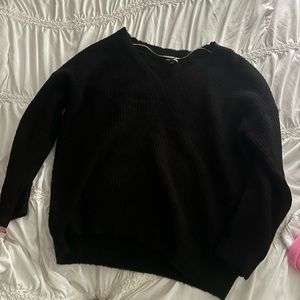 Fashion nova oversized fluffy black sweater